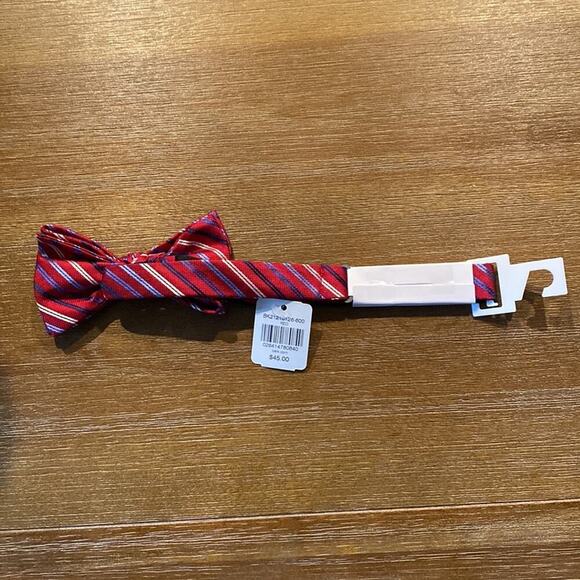 Saddlebred red blue adjustable bow tie formal wedding homecoming prom - Picture 3 of 4
